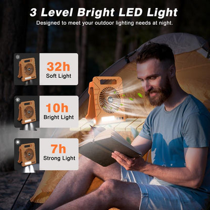 Rechargeable Solar USB & Mobile Fan